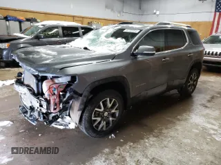 2021 GMC Acadia SLE with VIN 1GKKNRLSXMZ202149, listed as a Copart auction lot 84700964 with 63,263 mi miles and Salvage Title. Bid and sale history available at carsss.com. Image 1.