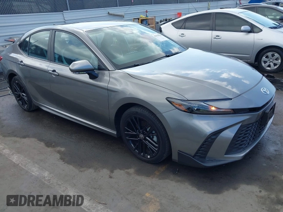 2025 Toyota Camry LE with VIN 4T1DAACK9SU511344, listed as a IAAI auction lot 41915556 with 8,079 mi miles and . Bid and sale history available at DreamBid. Image 1.