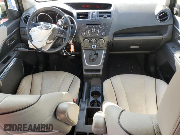 2015 Mazda 5 Grand Touring with VIN JM1CW2DL8F0180607, listed as a Copart auction lot 75585224 with 47,954 mi miles and Salvage title. Bid and sale history available at DreamBid. Image 8.