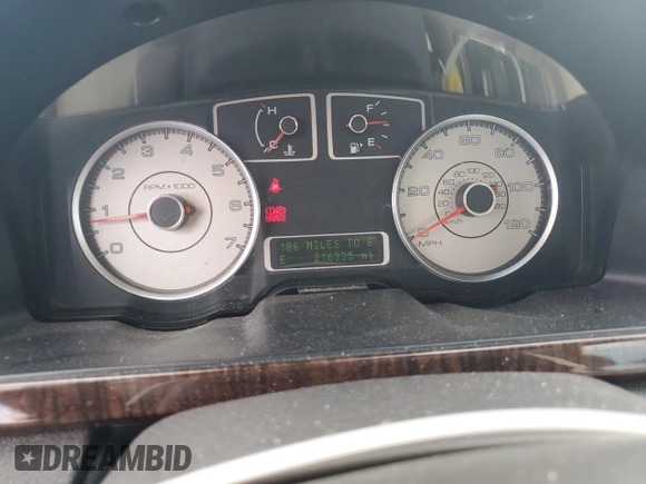 2008 Ford Taurus Limited with VIN 1FAHP25W78G128851, listed as a Copart auction lot 61254015 with 216,335 mi miles and Salvage title. Bid and sale history available at DreamBid. Image 9.