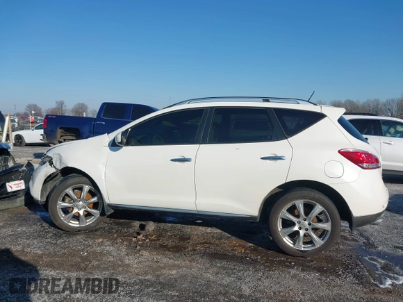2014 Nissan Murano SL with VIN JN8AZ1MU6EW406712, listed as a IAAI auction lot 41248115 with 226,578 mi miles and . Bid and sale history available at carsss.com. Image 14.