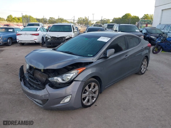 2012 Hyundai Elantra GLS with VIN 5NPDH4AE3CH132012, listed as a IAAI auction lot 41902708 with 123,032 mi miles. Bid and sale history available at carsss.com. Image 17.