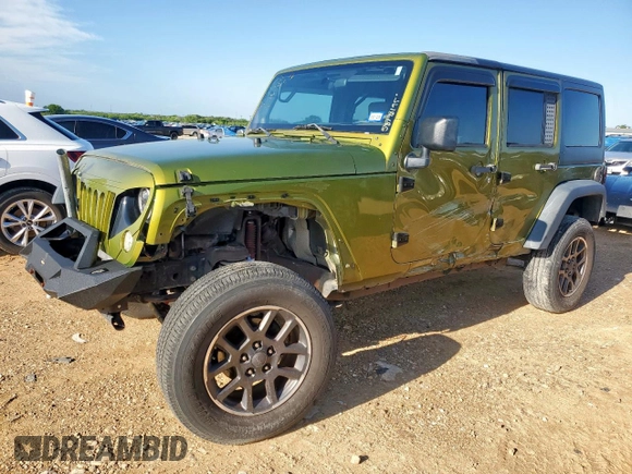 2007 Jeep Wrangler Unlimited X with VIN 1J4GB39197L207883, listed as a Copart auction lot 58778195 with 173,262 mi miles and Salvage title. Bid and sale history available at DreamBid. Image 1.
