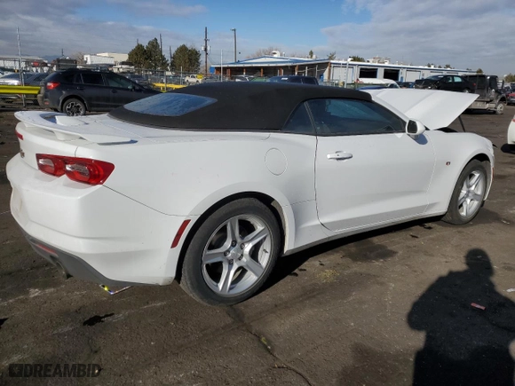 2023 Chevrolet Camaro 1LT with VIN 1G1FB3DX2P0101346, listed as a Copart auction lot 87007334 with 20,298 mi miles and Salvage Title. Bid and sale history available at carsss.com. Image 3.