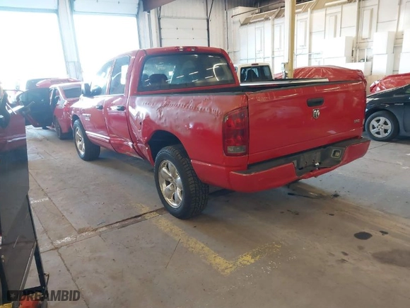 2005 Dodge Ram 1500 SLT with VIN 1D7HA18D45S346888, listed as a IAAI auction lot 41420097 with 279,202 mi miles. Bid and sale history available at carsss.com. Image 3.