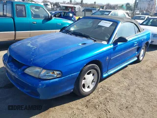 1998 Ford Mustang with VIN 1FAFP4448WF236496, listed as a IAAI auction lot 41408520 with 151,935 mi miles. Bid and sale history available at carsss.com. Image 2.