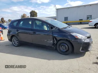 2016 Toyota Prius v Two with VIN JTDZN3EU2GJ054555, listed as a Copart auction lot 50606125 with 157,947 mi miles and Salvage Title. Bid and sale history available at carsss.com. Image 4.