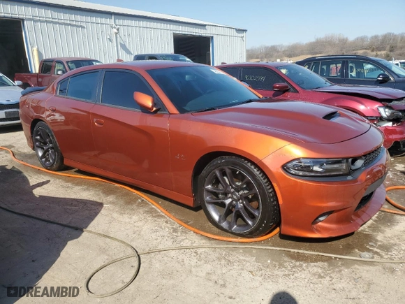 2020 Dodge Charger Scat Pack Widebody with VIN 2C3CDXGJ4LH201526, listed as a Copart auction lot 46204394 with 19,891 mi miles and Clean Title. Bid and sale history available at carsss.com. Image 4.