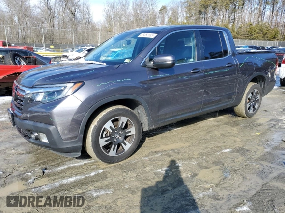 2020 Honda Ridgeline RTL with VIN 5FPYK3F54LB025479, listed as a Copart auction lot 89252185 with 37,706 mi miles and Salvage title. Bid and sale history available at DreamBid. Image 1.