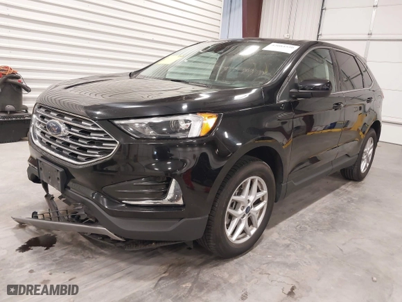 2022 Ford Edge SEL with VIN 2FMPK4J98NBA94322, listed as a IAAI auction lot 42084550 with 42,110 mi miles. Bid and sale history available at carsss.com. Image 2.