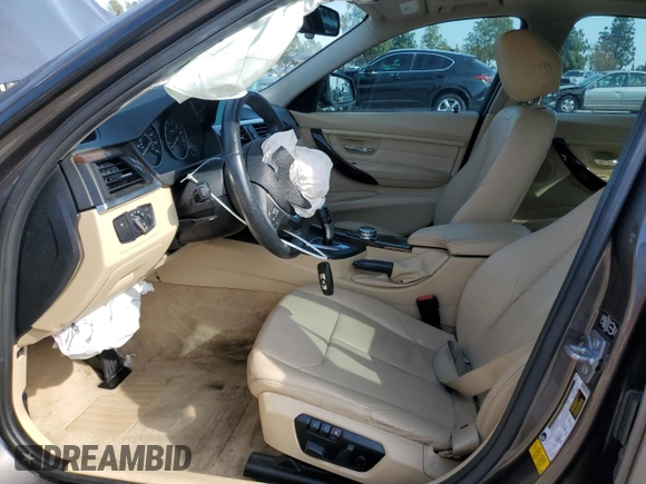 2014 BMW 3 Series 328i with VIN WBA3C1C56EK113493, listed as a Copart auction lot 52188375 with 94,507 mi miles and Salvage title. Bid and sale history available at DreamBid. Image 7.