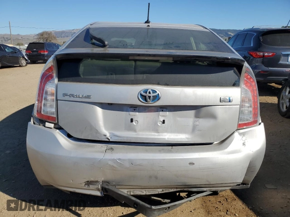 2014 Toyota Prius Four with VIN JTDKN3DU3E0366843, listed as a Copart auction lot 42083785 with 128,229 mi miles and Salvage Title. Bid and sale history available at carsss.com. Image 6.