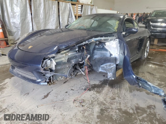 2018 Porsche 718 Cayman z VIN WP0AA2A89JK262252, wystawiony jako Copart lot #67403244 z przebiegiem 15 531 mil mil oraz Szkoda całkowita • Salvage title. Historia ofert i sprzedaży dostępna na DreamBid. Obrazek 1.