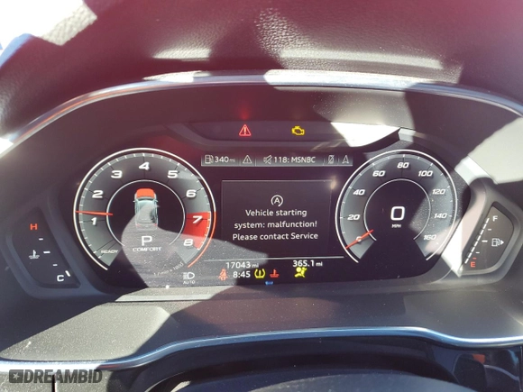 2019 Audi Q3 Technik with VIN WA1FECF34K1072938, listed as a Copart auction lot 44353365 with 17,043 mi miles and Non Repairable. Bid and sale history available at carsss.com. Image 9.