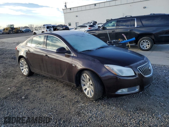 2011 Buick Regal CXL Turbo TO7 with VIN W04G15GVXB1066038, listed as a Copart auction lot 85979494 with 106,450 mi miles and Salvage Title. Bid and sale history available at carsss.com. Image 4.