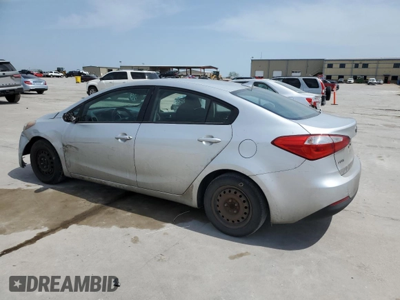 2016 Kia Forte LX with VIN KNAFK4A64G5493352, listed as a Copart auction lot 52154635 with 163,285 mi miles and Salvage Title. Bid and sale history available at carsss.com. Image 2.