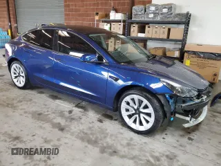2023 Tesla Model 3 z VIN 5YJ3E1EA9PF548452, wystawiony jako Copart lot #44771515 z przebiegiem 19 903 mil mil oraz Szkoda całkowita • Salvage title. Historia ofert i sprzedaży dostępna na DreamBid. Obrazek 4.