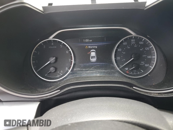 2021 Nissan Maxima SV with VIN 1N4AA6CV6MC509905, listed as a Copart auction lot 57339105 with 64,396 mi miles and Non repairable. Bid and sale history available at DreamBid. Image 9.