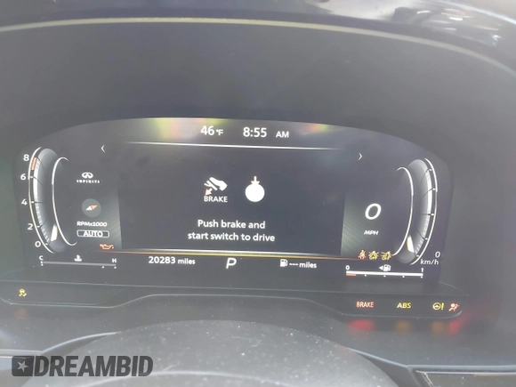 2023 Infiniti QX60 Luxe with VIN 5N1DL1FS1PC365122, listed as a IAAI auction lot 41921269 with 20,283 mi miles and . Bid and sale history available at DreamBid. Image 7.