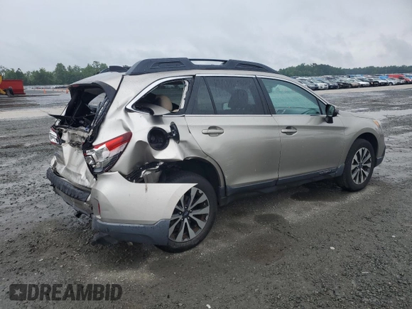 2016 Subaru Outback Limited с VIN 4S4BSENC5G3204140, выставлен на аукционе Copart как лот 58405825 с пробегом 92 433 миль миль и Списание • Salvage title. История ставок и продаж доступна на DreamBid. Изображение 3.