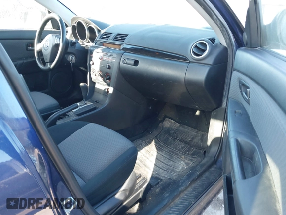2006 Mazda 3 i with VIN JM1BK12F861468765, listed as a IAAI auction lot 41672325 with 247,918 mi miles. Bid and sale history available at carsss.com. Image 5.