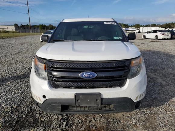 2015 Ford Utility Police Interceptor with VIN 1FM5K8AR8FGC67555, listed as a Copart auction lot 79763124 with 185,224 mi miles and Salvage Title. Bid and sale history available at carsss.com. Image 5.