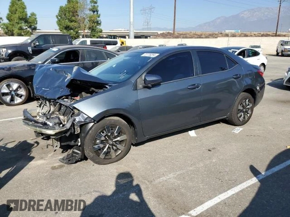 2016 Toyota Corolla L with VIN 5YFBURHE6GP393018, listed as a Copart auction lot 56256975 with 134,957 mi miles and Salvage Title. Bid and sale history available at DreamBid. Image 1.