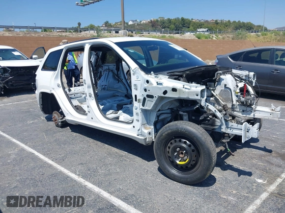 2021 Jeep Grand Cherokee Freedom with VIN 1C4RJFAG5MC615389, listed as a IAAI auction lot 42464413 with Not provided miles and . Bid and sale history available at DreamBid. Image 1.