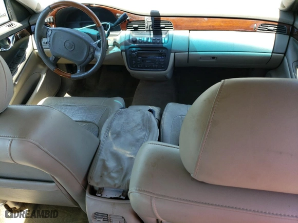 2005 Cadillac DeVille DHS with VIN 1G6KE57YX5U180240, listed as a Copart auction lot 59860054 with 0 mi miles and Salvage Title. Bid and sale history available at carsss.com. Image 8.