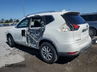 2017 Nissan Rogue SV with VIN KNMAT2MT0HP569901, listed as a Copart auction lot 53364085 with 107,225 mi miles and Salvage Title. Bid and sale history available at carsss.com. Image 2.