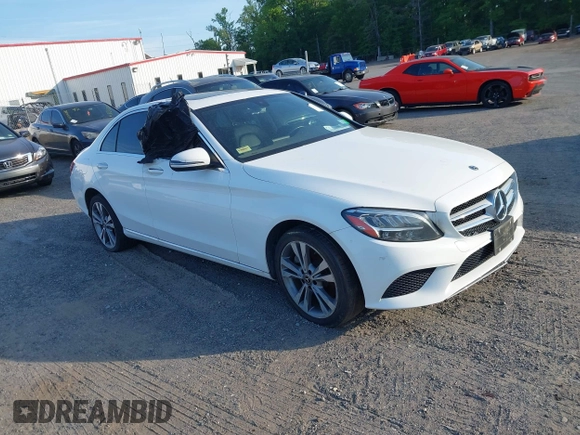 2019 Mercedes-Benz C 300 with VIN 55SWF8EB9KU296768, listed as a IAAI auction lot 42137749 with Not Provided miles and . Bid and sale history available at carsss.com. Image 1.