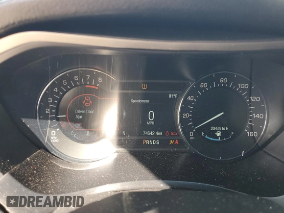 2017 Lincoln MKZ Reserve with VIN 3LN6L5FC8HR611319, listed as a Copart auction lot 47242005 with 74,642 mi miles and Salvage title. Bid and sale history available at DreamBid. Image 9.