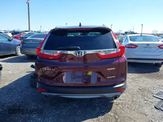 2018 Honda CR-V Touring with VIN 7FARW2H92JE097407, listed as a IAAI auction lot 41850708 with 117,201 mi miles. Bid and sale history available at carsss.com. Image 16.