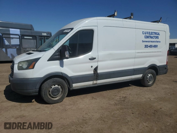 2015 Ford Transit z VIN 1FTNR2CV9FKA41027, wystawiony jako Copart lot #48520905 z przebiegiem 107 108 mil mil oraz Szkoda całkowita • Salvage title. Historia ofert i sprzedaży dostępna na DreamBid. Obrazek 1.