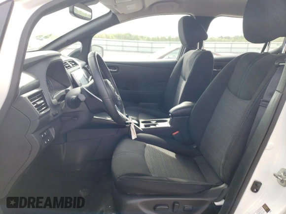 2022 Nissan LEAF SV with VIN 1N4AZ1CV1NC563433, listed as a Copart auction lot 54656955 with 10,604 mi miles and Salvage Title. Bid and sale history available at DreamBid. Image 7.