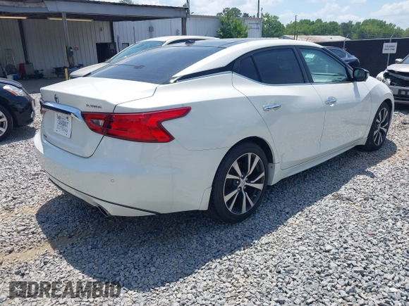 2017 Nissan Maxima SV with VIN 1N4AA6AP3HC407861, listed as a IAAI auction lot 42160067 with 112,397 mi miles and . Bid and sale history available at DreamBid. Image 4.
