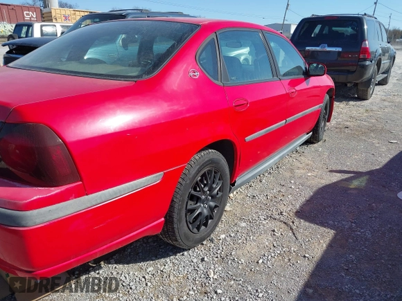 2001 Chevrolet Impala with VIN 2G1WF52E419169579, listed as a IAAI auction lot 41643396 with 122,621 mi miles and . Bid and sale history available at DreamBid. Image 4.