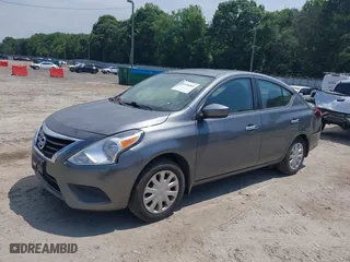 2019 Nissan Versa Sedan SV with VIN 3N1CN7AP3KL827549, listed as a IAAI auction lot 39598066 with 120,817 mi miles. Bid and sale history available at carsss.com. Image 2.