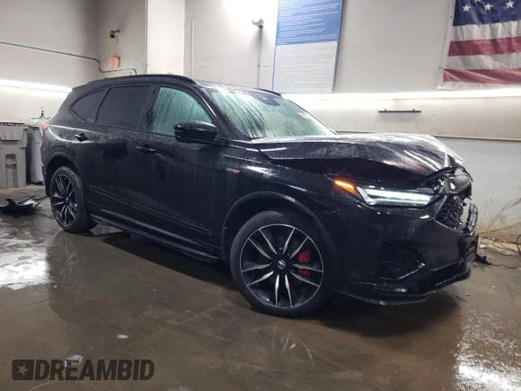 2023 Acura MDX Type S w/Advance Package with VIN 5J8YD8H80PL001286, listed as a Copart auction lot 86610724 with 41,838 mi miles and Salvage Title. Bid and sale history available at carsss.com. Image 4.
