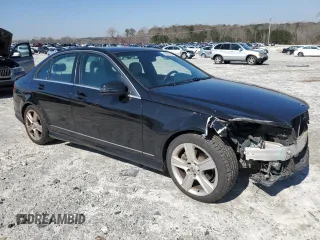 2011 Mercedes-Benz C 300 Sport with VIN WDDGF5EB8BA420273, listed as a Copart auction lot 46604535 with 155,943 mi miles and Salvage Title. Bid and sale history available at DreamBid. Image 4.