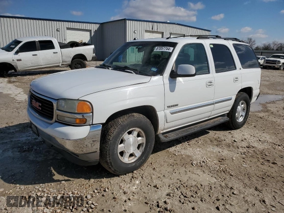 2005 GMC Yukon SLT with VIN 1GKEK13TX5R118933, listed as a Copart auction lot 87057744 with 213,900 mi miles and Salvage Title. Bid and sale history available at carsss.com. Image 1.