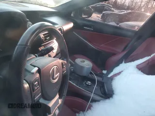 2020 Lexus IS 350 F Sport with VIN JTHGZ1E26L5017623, listed as a Copart auction lot 87470354 with Not provided miles and Salvage title. Bid and sale history available at DreamBid. Image 8.