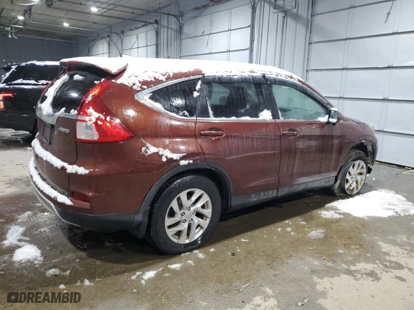2015 Honda CR-V EX-L with VIN 2HKRM4H75FH643623, listed as a Copart auction lot 86058534 with 89,924 mi miles and Salvage Title. Bid and sale history available at carsss.com. Image 3.