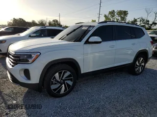 2025 Volkswagen Atlas SE с VIN 1V2WR2CA9SC551897, выставлен на аукционе Copart как лот 63048855 с пробегом 1 879 миль миль и Списание • Salvage title. История ставок и продаж доступна на DreamBid. Изображение 1.