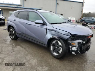 2024 Hyundai Kona SEL with VIN KM8HC3A66RU006224, listed as a Copart auction lot 44139005 with 7,209 mi miles and Salvage Title. Bid and sale history available at DreamBid. Image 4.