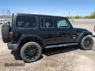 2023 Jeep Wrangler Sahara with VIN 1C4JJXP65PW661194, listed as a Copart auction lot 55729925 with 24,264 mi miles and Clean Title. Bid and sale history available at DreamBid. Image 3.