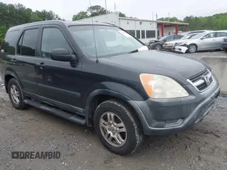 2002 Honda CR-V EX with VIN JHLRD78862C072498, listed as a IAAI auction lot 42122781 with 263,028 mi miles. Bid and sale history available at carsss.com. Image 1.