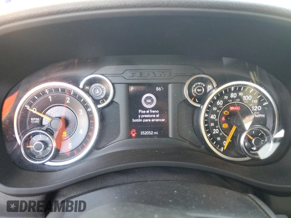 2020 Ram 3500 Tradesman with VIN 3C63RRGL1LG154716, listed as a Copart auction lot 42138535 with 352,052 mi miles and Salvage Title. Bid and sale history available at carsss.com. Image 9.