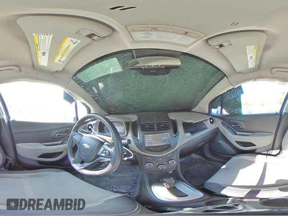 2015 Chevrolet Trax LS with VIN 3GNCJKSBXFL235691, listed as a Copart auction lot 50619025 with 143,004 mi miles and Salvage Title. Bid and sale history available at carsss.com. Image 12.