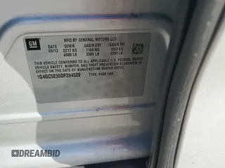 2013 Buick LaCrosse Leather с VIN 1G4GC5E36DF294329, выставлен на аукционе Copart как лот 59966255 с пробегом Не указан миль и Списание • Salvage title. История ставок и продаж доступна на DreamBid. Изображение 12.